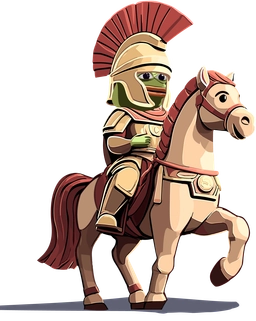 Kekius Maximus on Horse